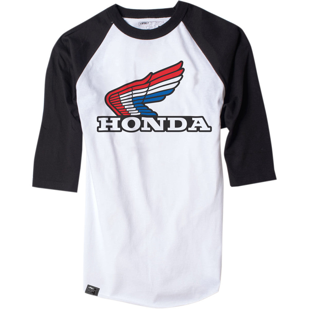 FACTORY EFFEX Vintage Honda Baseball T-Shirt - White/Black - XL 17-87336