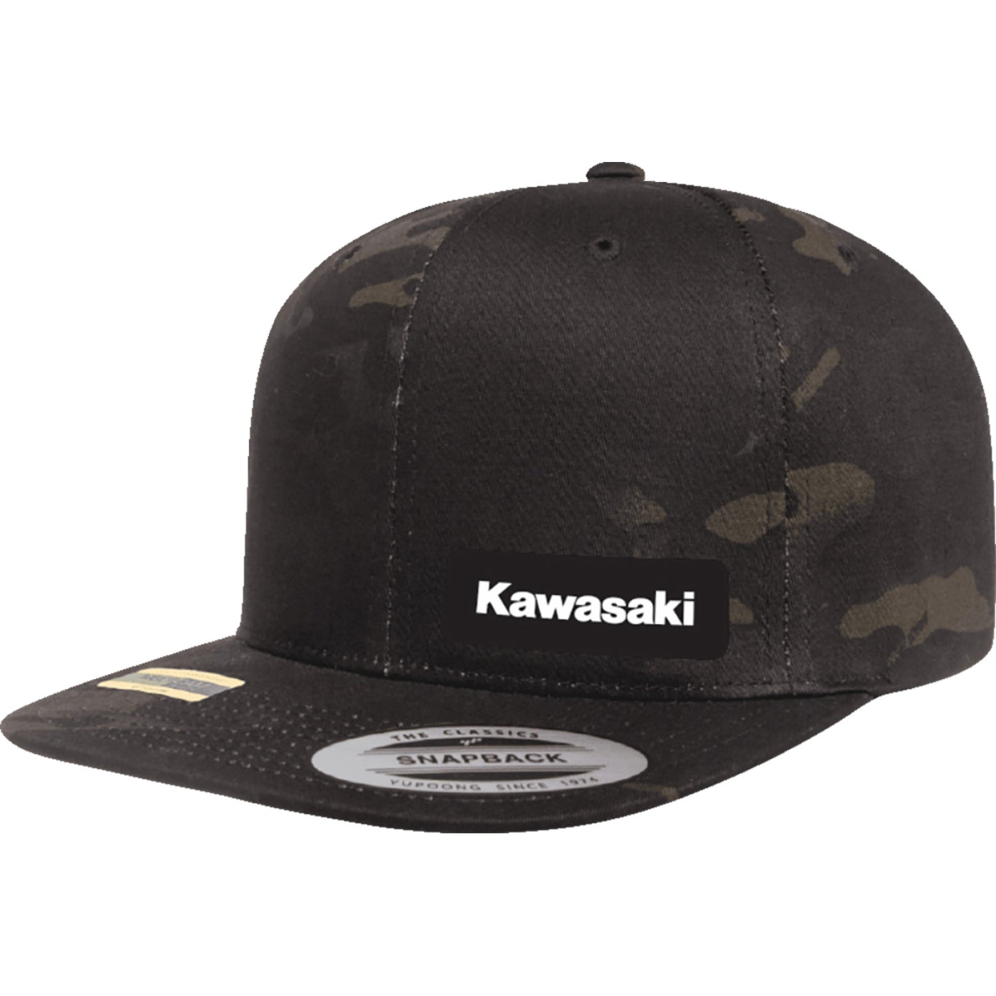 FACTORY EFFEX Kawasaki Snapback Hat - Camo Black 27-86104