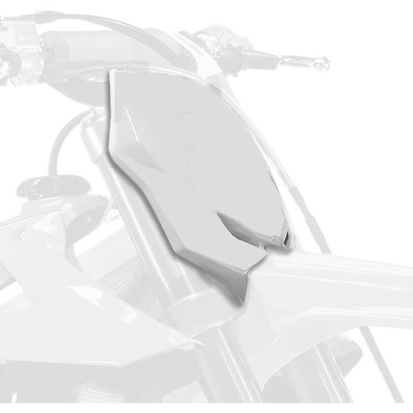 Polisport Number Plate - OEM White - RM-Z 450 8666100002