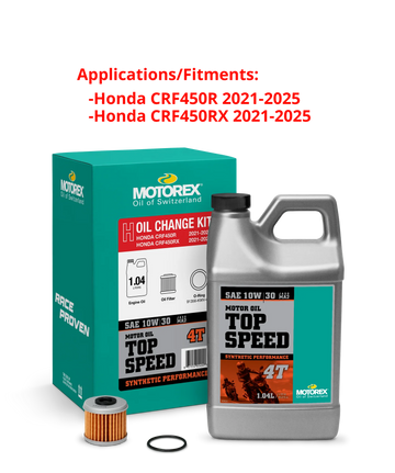 Motorex Top Speed Oil Change Kit 1.04L 10W / 30 Hon