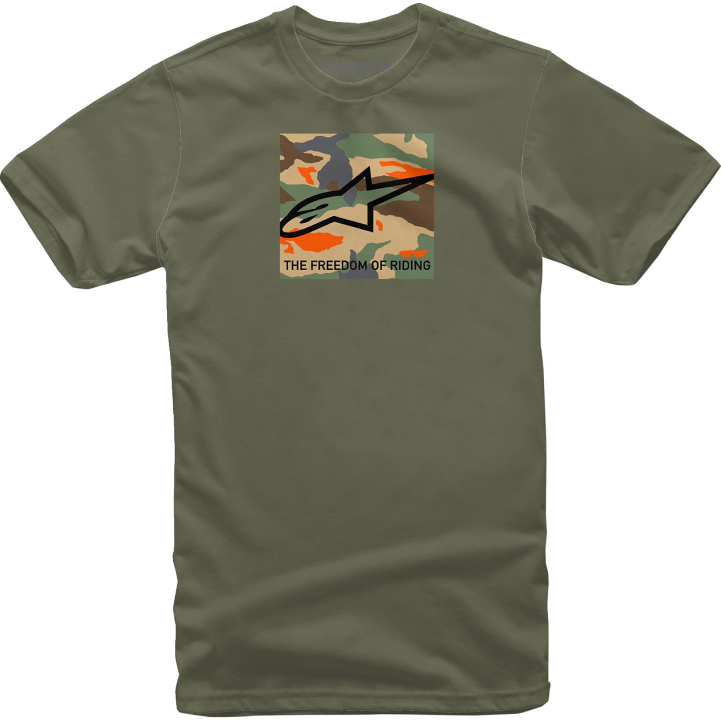 ALPINESTARS Free Camo T-Shirt - Military - Medium 1232-72220-690M