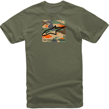 ALPINESTARS Free Camo T-Shirt - Military - 2XL 1232-722206902X