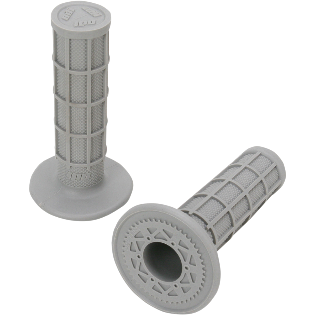 ODI Ruffian Grips Full Waffle Grey by Western Power Sports