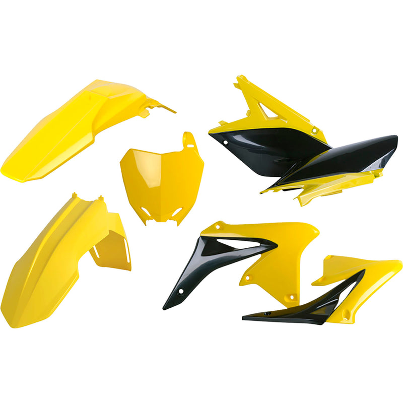 POLISPORT Body Kit - '17 OEM Yellow/Black - RM-Z 250 90727 by Polisport