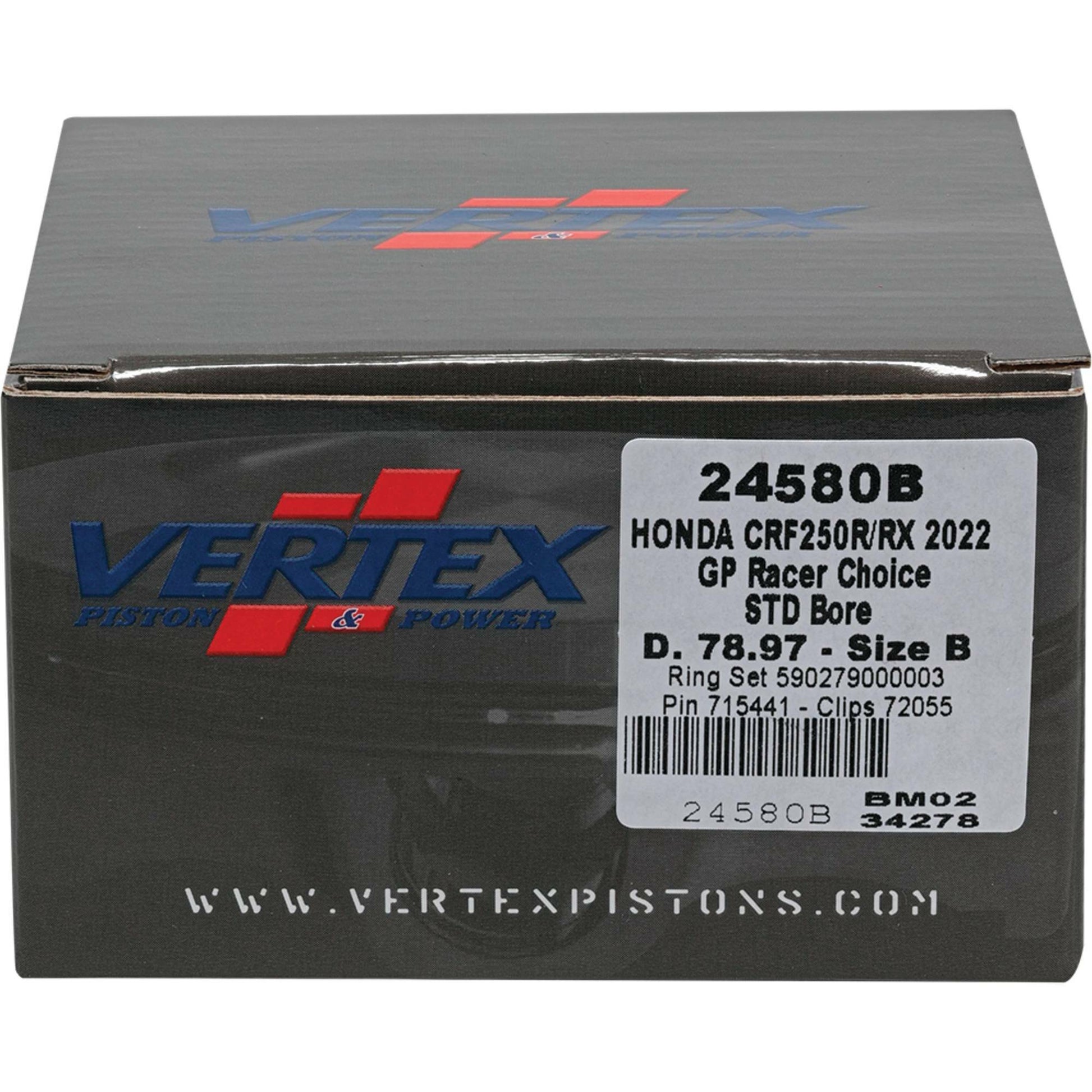 Piston Kit Gp Rc Forged 78.97/Std 14.1:1 Hon