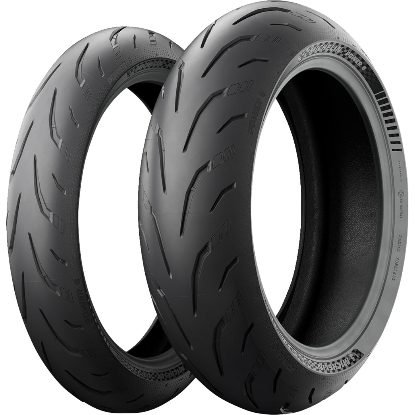 Michelin Tire - Power 6 - Rear - 190/55ZR17 - (75W) 10946 | Tire Street Radial Rear | Michelin