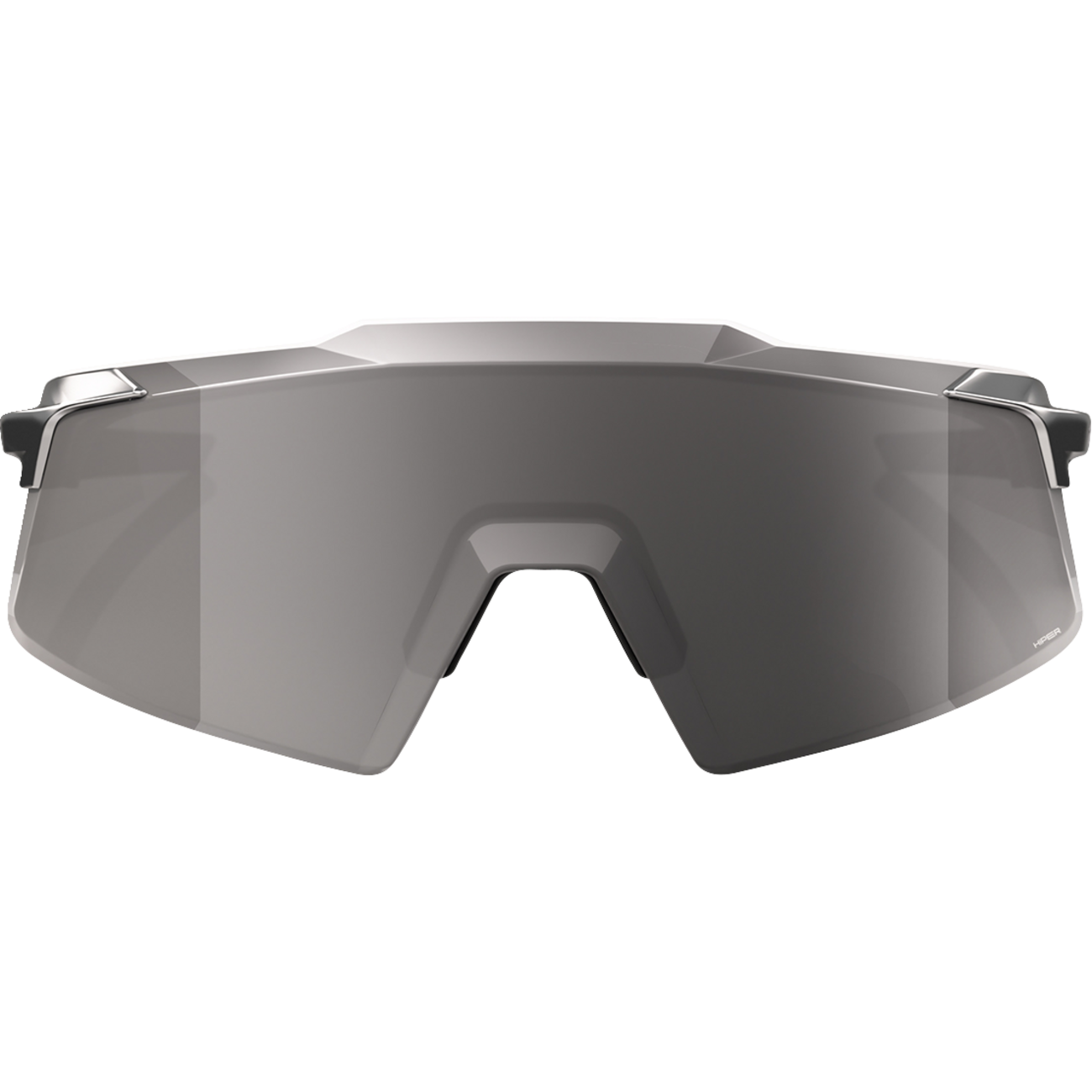 100% Aerocraft Sunglasses - Black Chrome - HiPER Silver 60032-00015