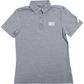 100% Women's Corpo Polo Shirt - Heather Gray - Small 28106-252-10