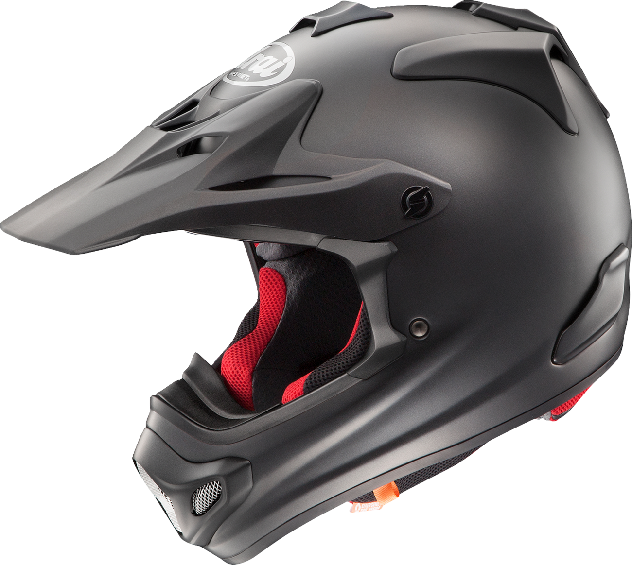 ARAI HELMETS VX-Pro4 Helmet - Block - Black Frost - Large 0110-8809 by Arai Helmets Offroad Full Face 1 Pc Adult Helmet