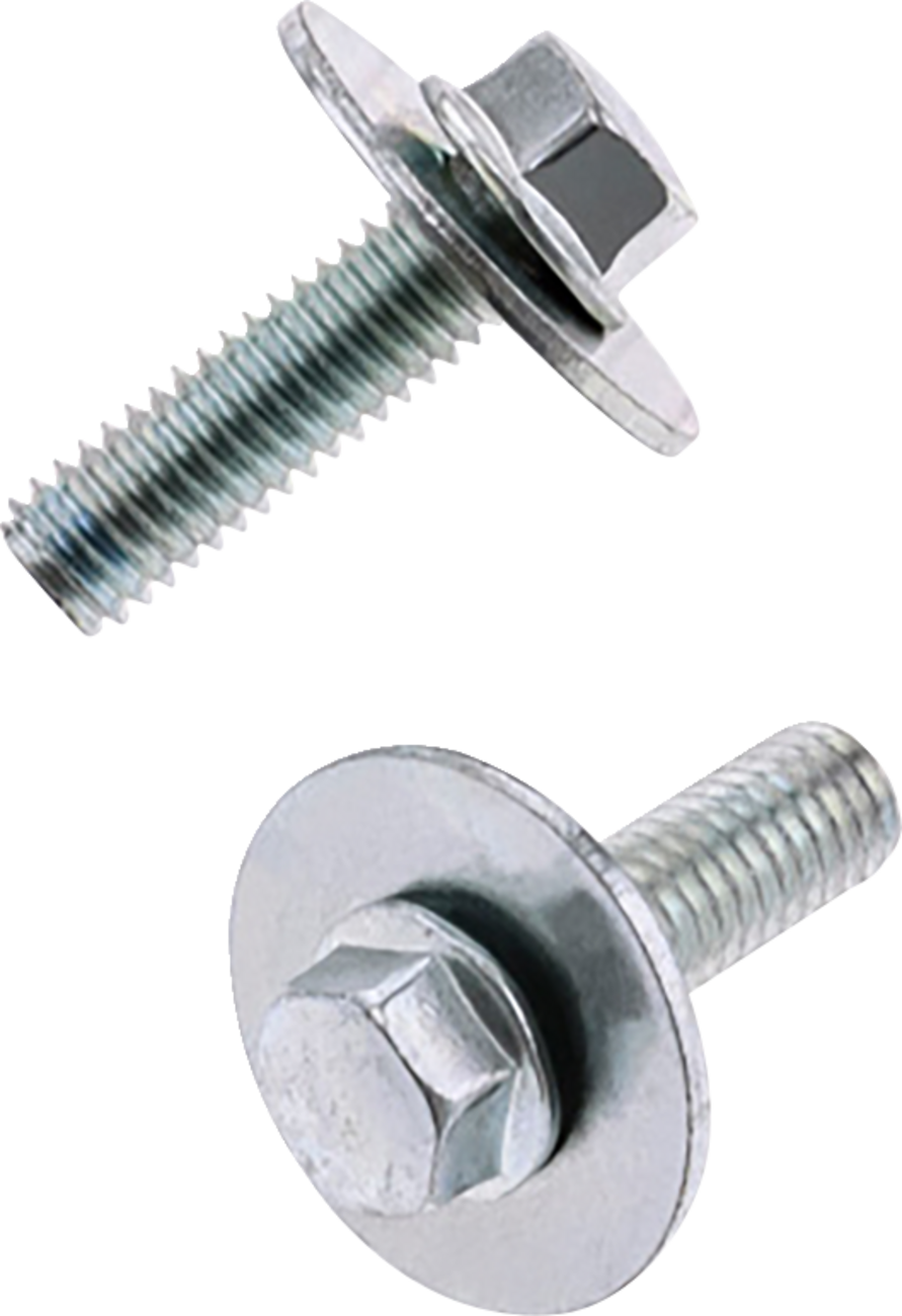 BOLT Bolts with Washers - Hex/Flange - M6 x 20 - 10 Pack 024-11626