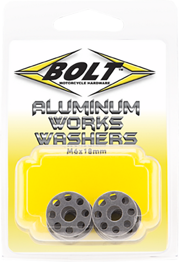 BOLT Works Washers - M6 x 18 - 10 Pack 2009-AWW.18