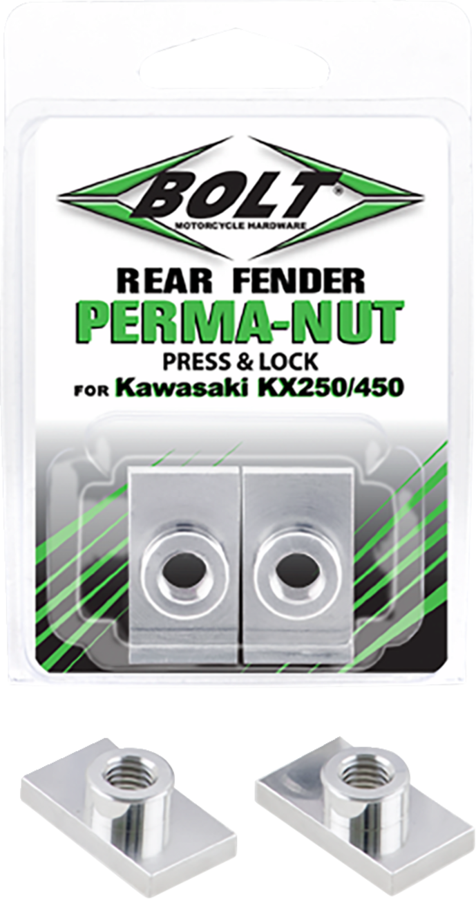 BOLT Perma-Nut* - Rear/Fender - Pair - Kawasaki BMH-KNUT