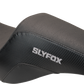 SLYFOX Drifter Seat - Gray Logo - Smooth Vinyl - Carbon Fiber - FL '08-'23 0801-1615