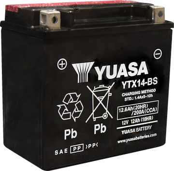 Yuasa Battery - YTX14BS YUAM3RH4SIND