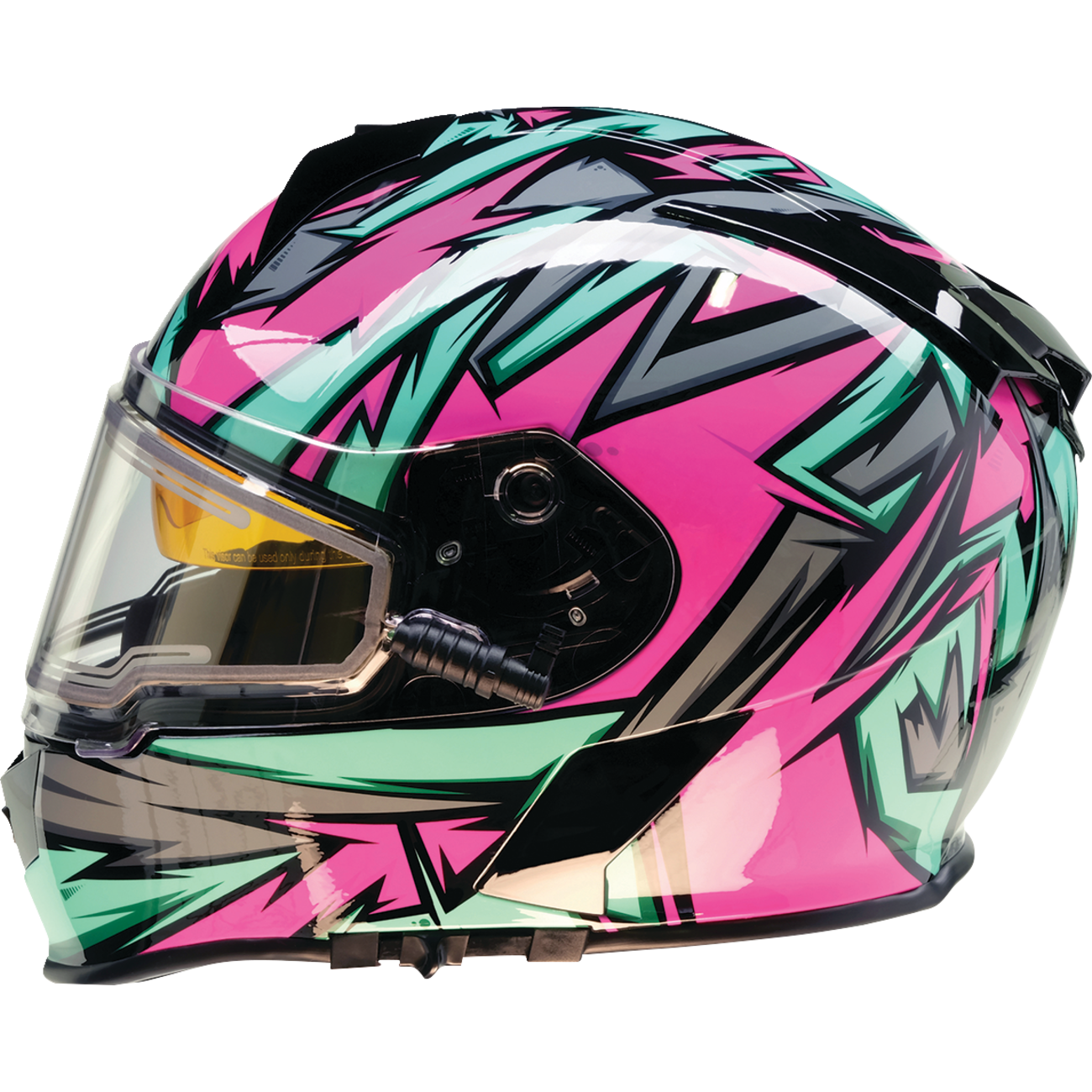 Z1R Warrant Helmet - Neuron - Pink/Teal - 2XL 0101-17216