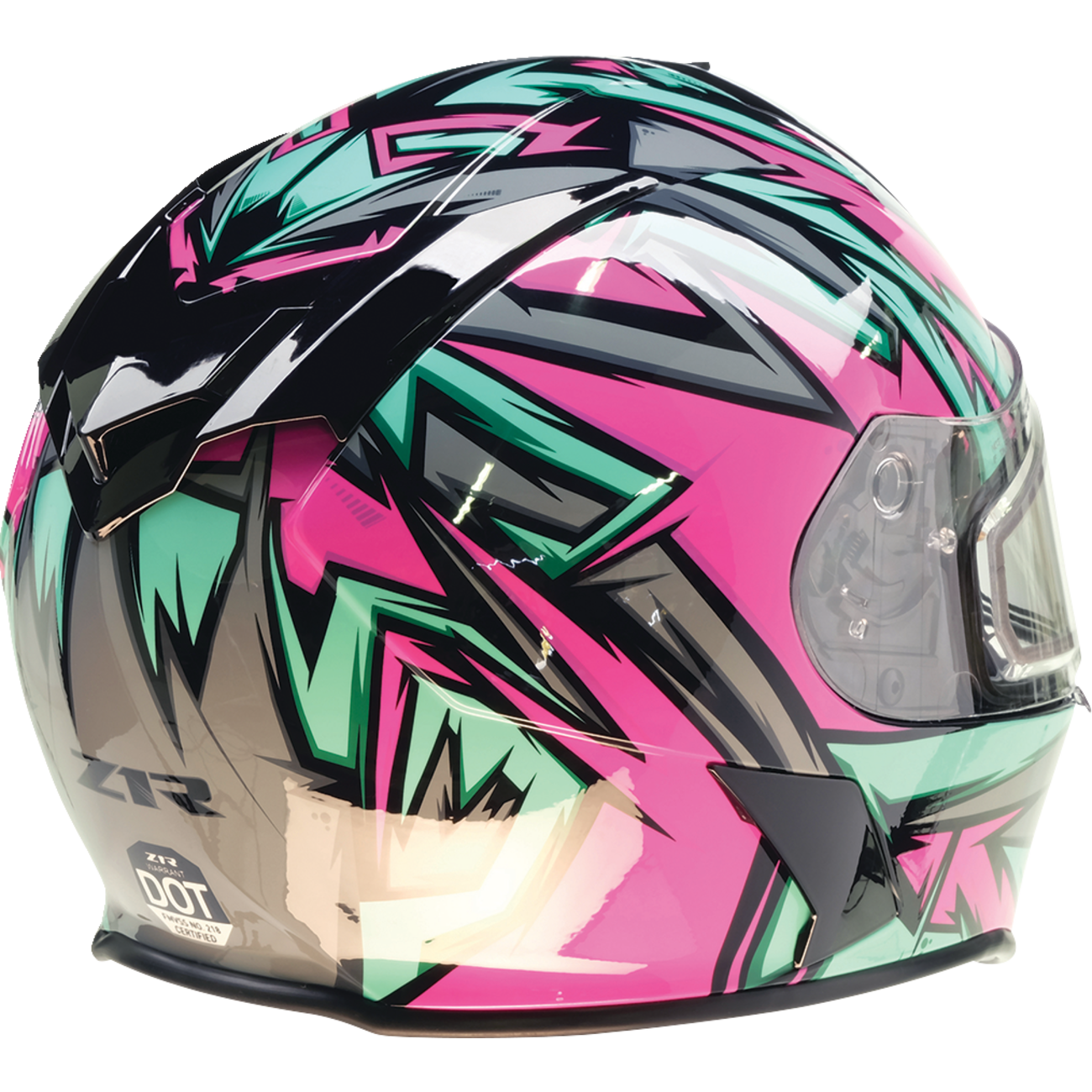 Z1R Warrant Helmet - Neuron - Pink/Teal - 2XL 0101-17216