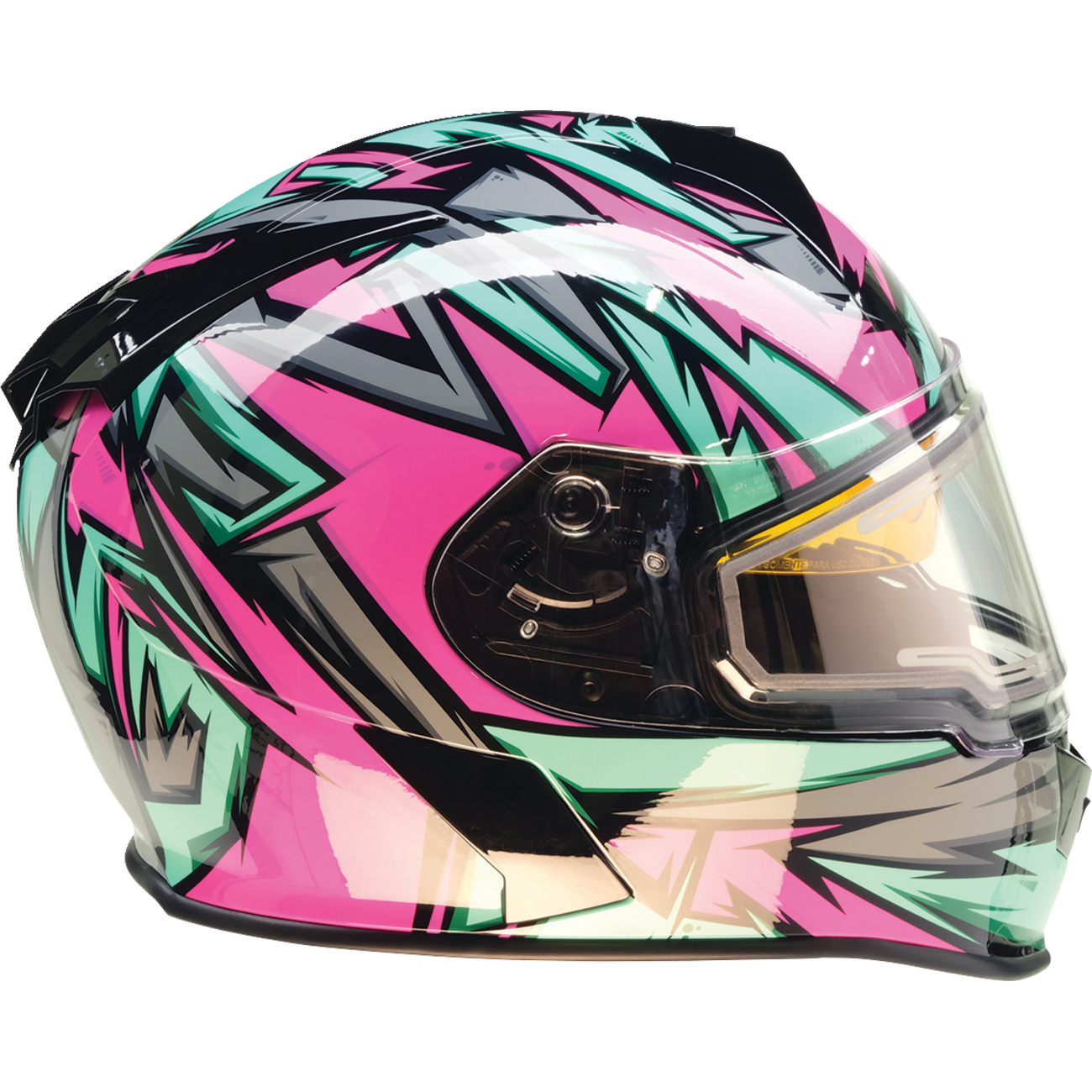 Z1R Warrant Helmet - Neuron - Pink/Teal - 2XL 0101-17216