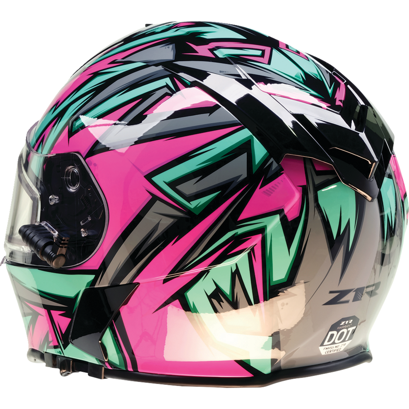 Z1R Warrant Helmet - Neuron - Pink/Teal - 2XL 0101-17216