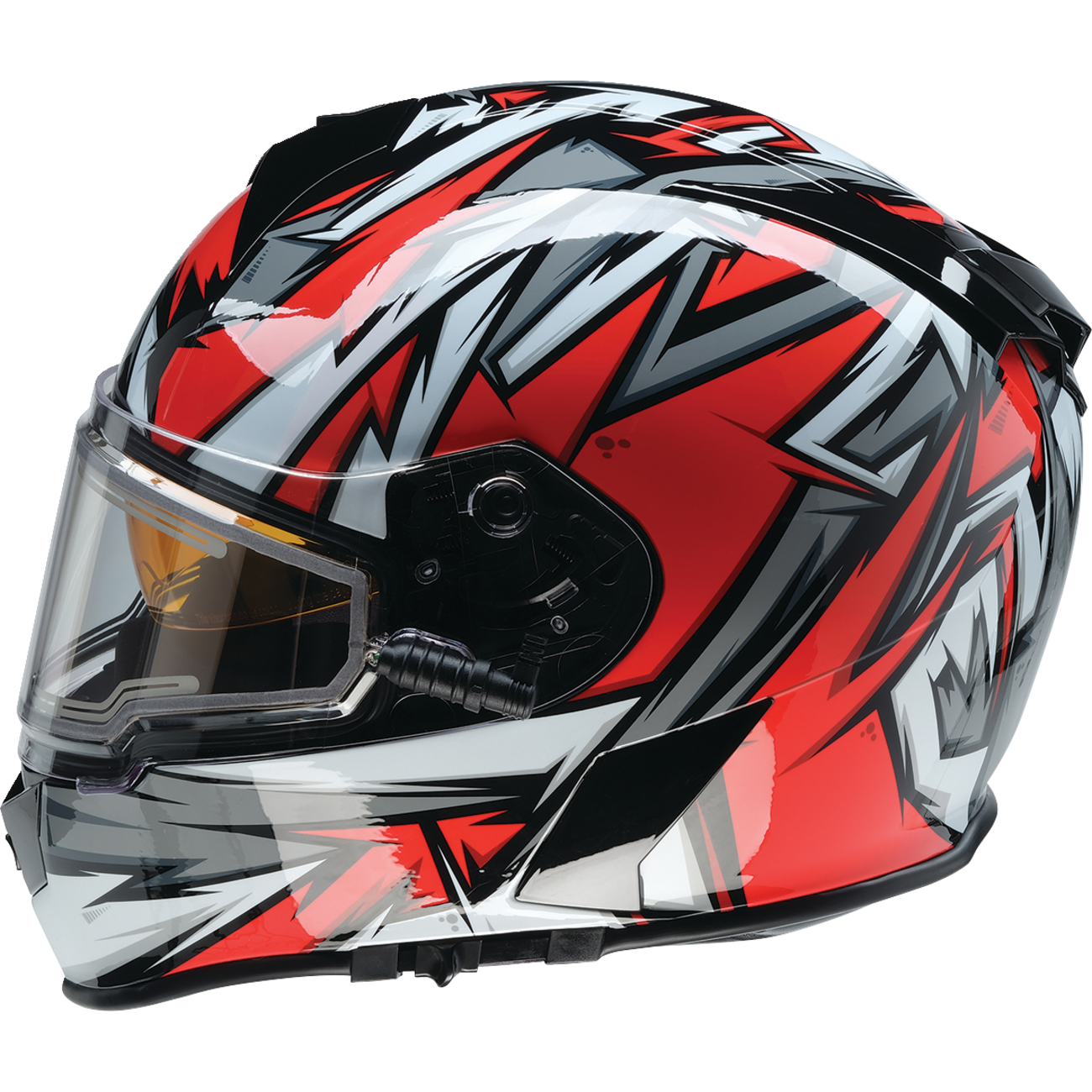 Z1R Warrant Helmet - Neuron - Red/White - Medium 0101-17219