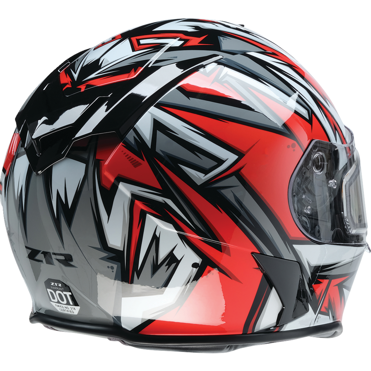 Z1R Warrant Helmet - Neuron - Red/White - Medium 0101-17219