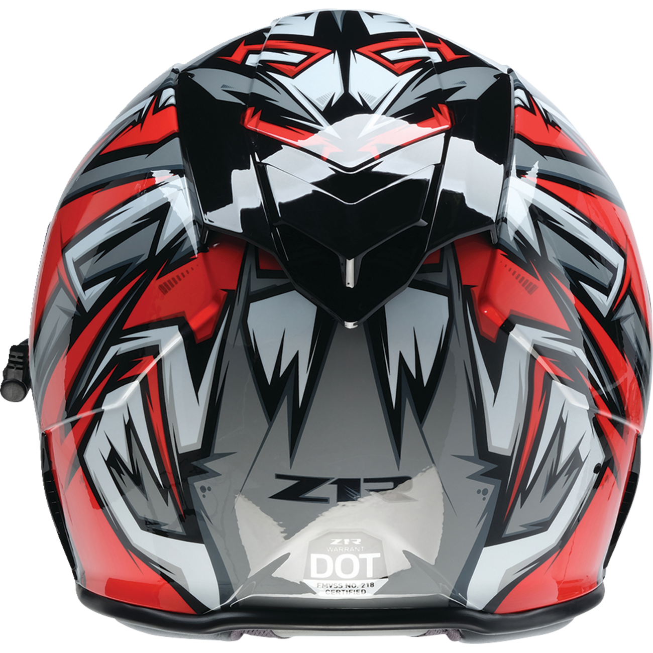 Z1R Warrant Helmet - Neuron - Red/White - Medium 0101-17219