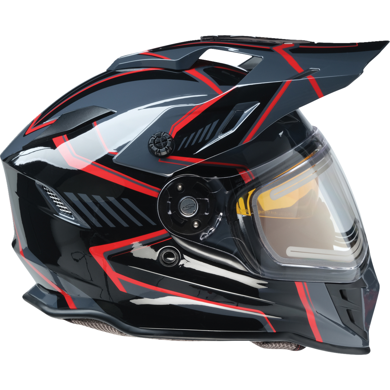 Z1R Range Helmet - Rotor - Black/Red - Medium 0101-17231