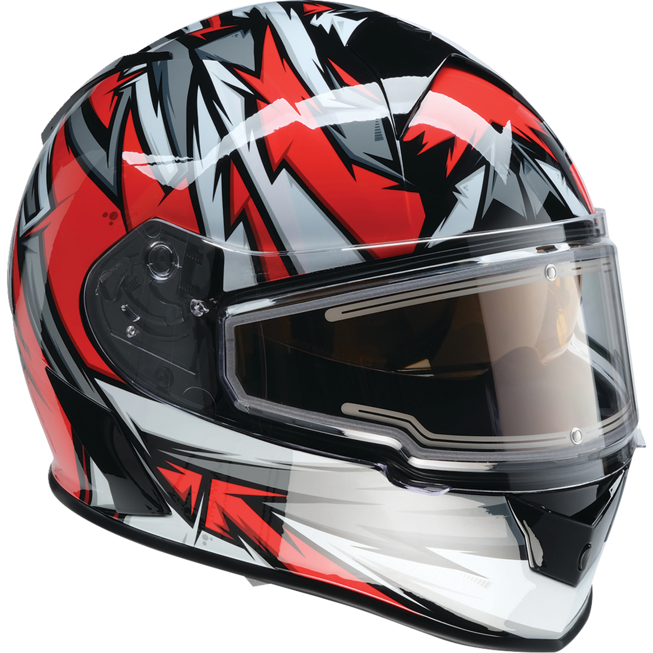 Z1R Warrant Helmet - Neuron - Red/White - Medium 0101-17219