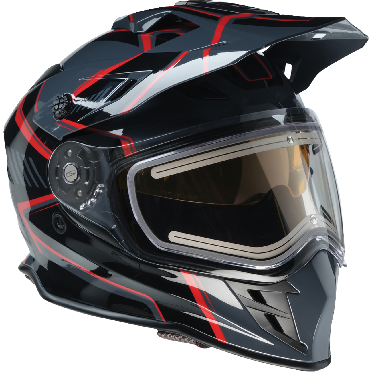 Z1R Range Helmet - Rotor - Black/Red - Small 0101-17230