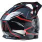 Z1R Range Helmet - Rotor - Black/Red - Small 0101-17230