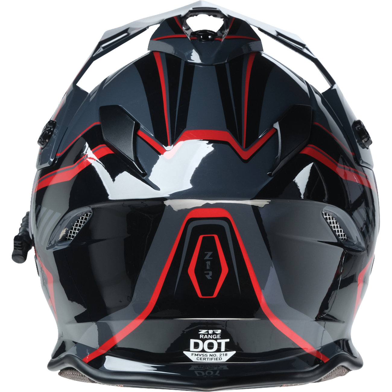 Z1R Range Helmet - Rotor - Black/Red - Small 0101-17230