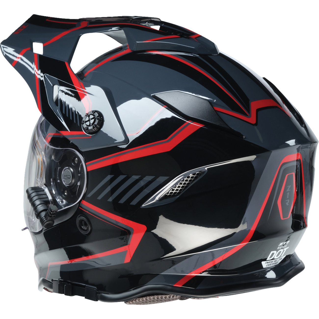 Z1R Range Helmet - Rotor - Black/Red - XS 0101-17229