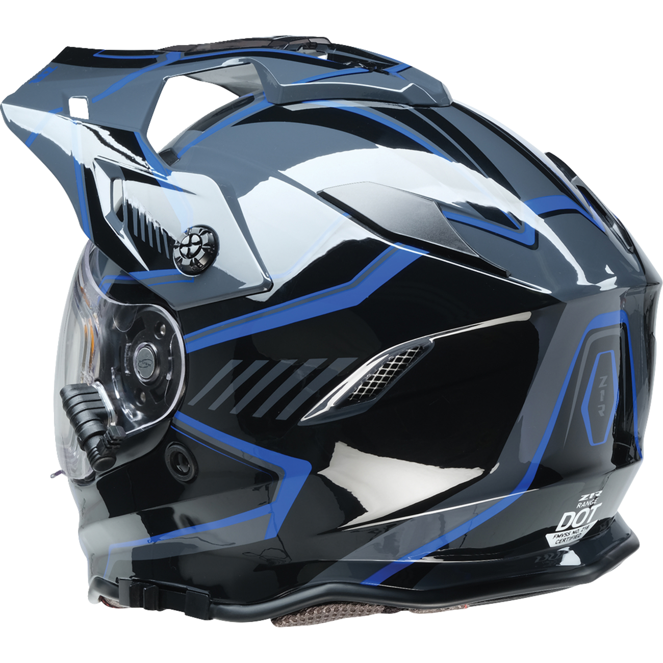 Z1R Range Helmet - Rotor - Black/Blue - XS 0101-17253