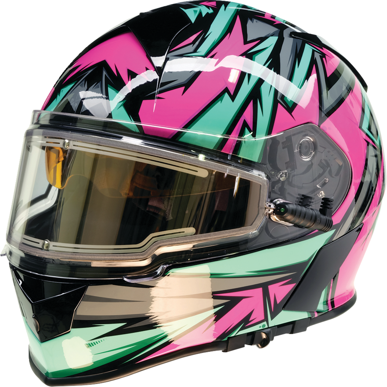 Z1R Warrant Helmet - Neuron - Pink/Teal - XS 0101-17209