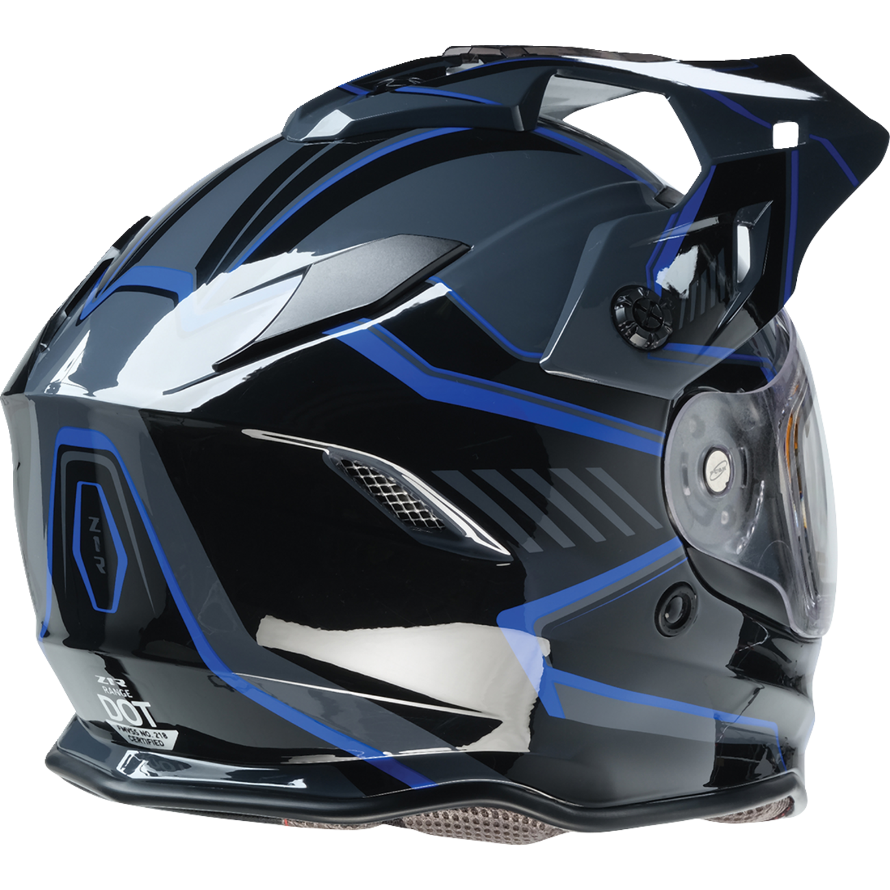 Z1R Range Helmet - Rotor - Black/Blue - 2XL 0101-17258