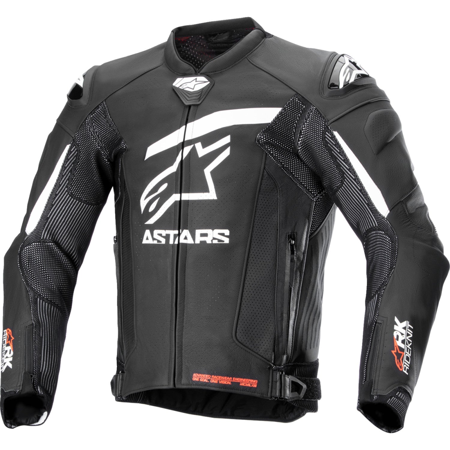 ALPINESTARS GP Plus R v4 Rideknit? Leather Jacket - Black/White - 54 3100324-12-54