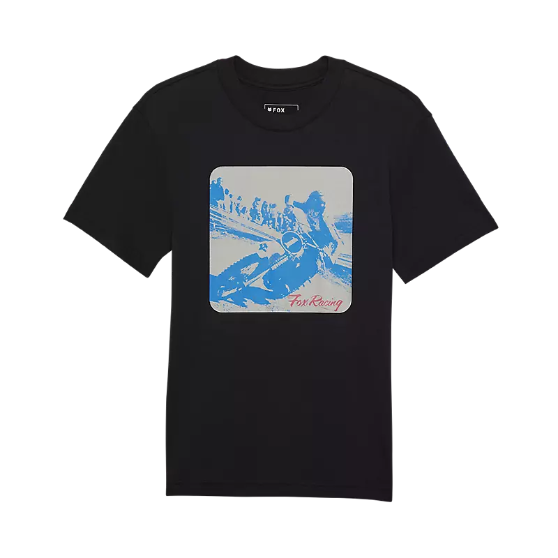 Fox Scripted Photo Ss Tee Light Gray - Small