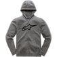 ALPINESTARS Ageless 2 Zip Hoodie - Heather Gray/Black - Medium 1038530521126M