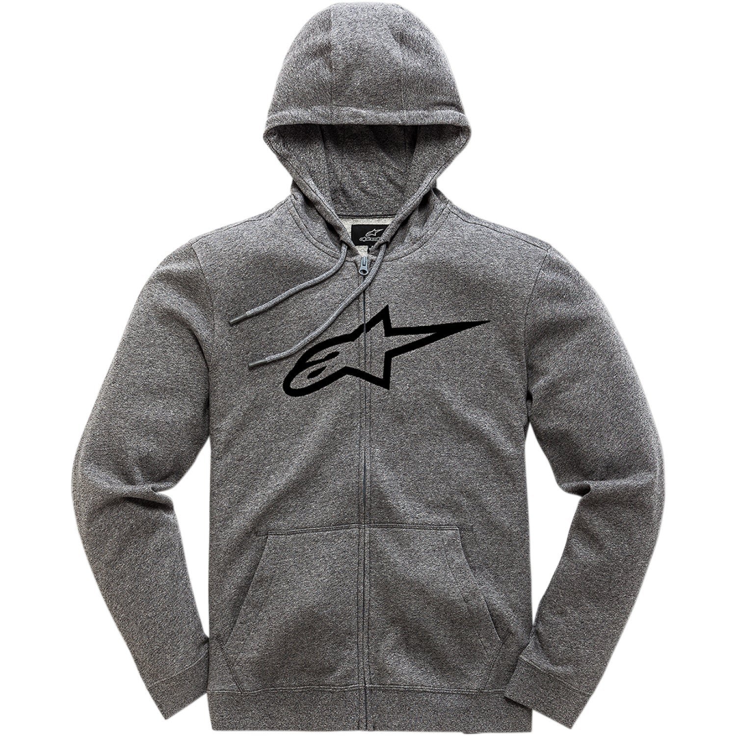 ALPINESTARS Ageless 2 Zip Hoodie - Heather Gray/Black - 2XL 10385305211262X