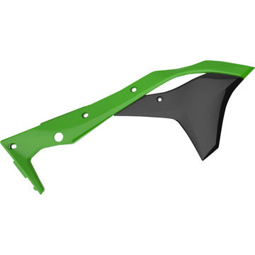 POLISPORT Radiator Cover - Green/Black - KX 250F 8412300001 by Polisport