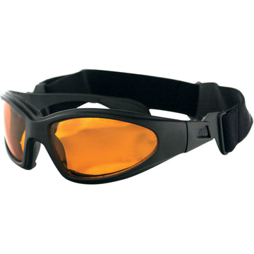 BOBSTER GXR Goggle/Sunglasses - Matte Black - Amber Lens GXR001A