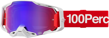 100% Armega Goggle Corbin Mirror Red / Blue Lens