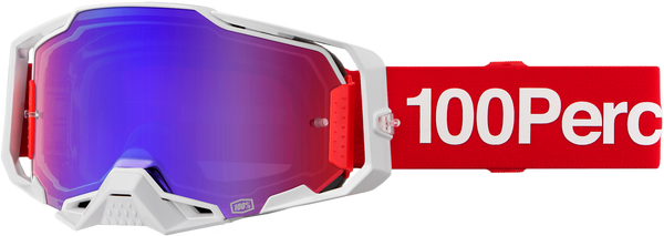 100% Armega Goggle Corbin Mirror Red / Blue Lens