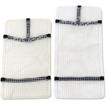 Moose Racing Mud Radiator Cover - White - Suzuki HPRMUDRMZ4504TM