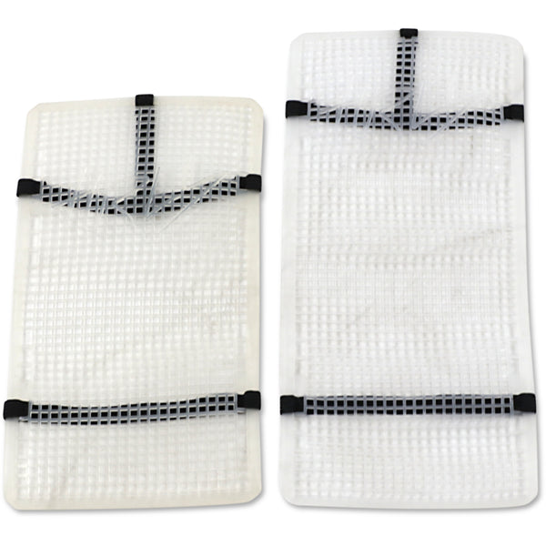 Moose Racing Mud Radiator Cover - White - Suzuki HPRMUDRMZ4504TM