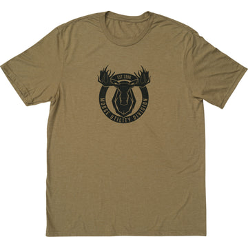 Moose Offroad MUD Badge T-Shirt - Brown - Large 3030-24383 | T Shirts Mens