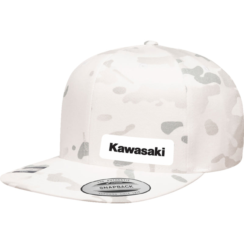 FACTORY EFFEX Kawasaki Snapback Hat - Camo White 27-86106
