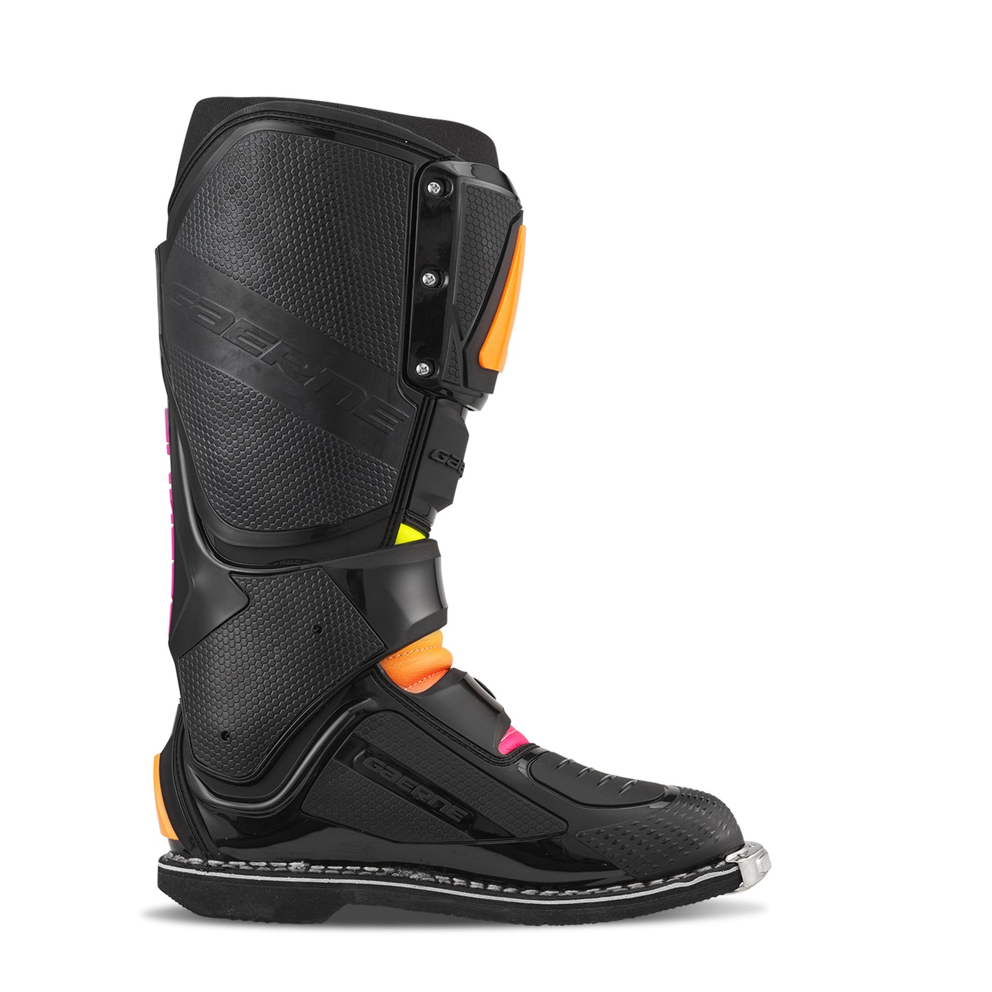 Sg12 Le Boots Black/Orange/Pink Sz 08