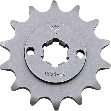 JT SPROCKETS Counter Shaft Sprocket - 14-Tooth JTF1554.14 by JT Countershaft Sprockets   Steel