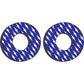 FACTORY EFFEX Grip Donuts - Yamaha Blue/White 22-67200