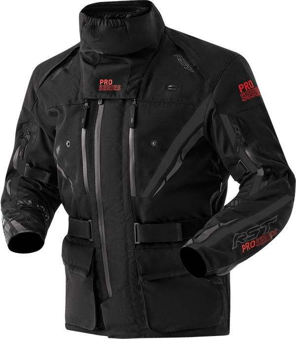 RST Women's Pro Series Paragon D3O CE Textile Jacket - Black - S